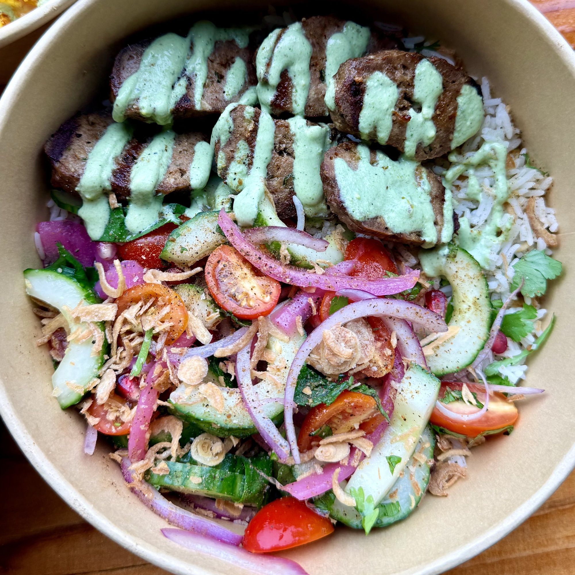 Lamb Kofta Rice Bowl
