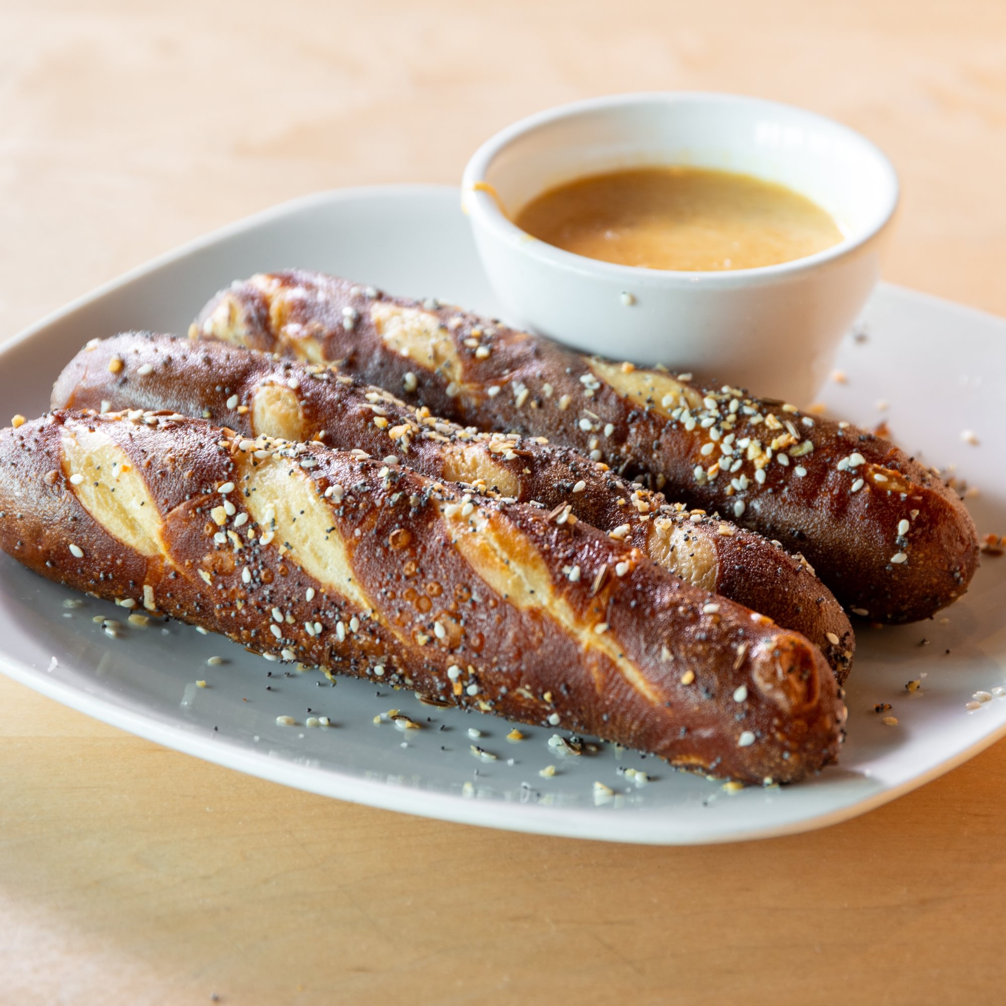 Bavarian Everything Pretzel