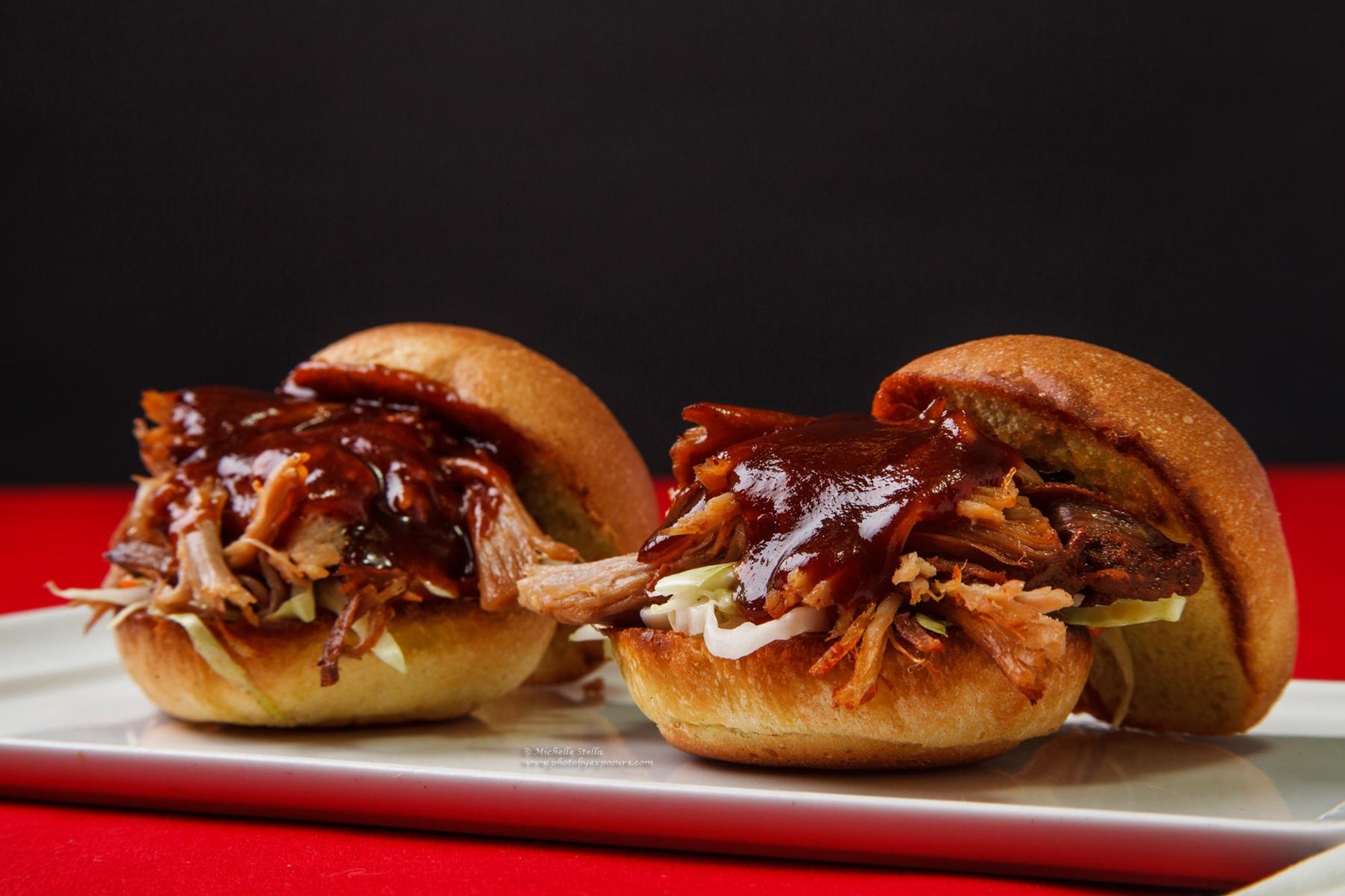 BBQ Pulled Pork Sliders*