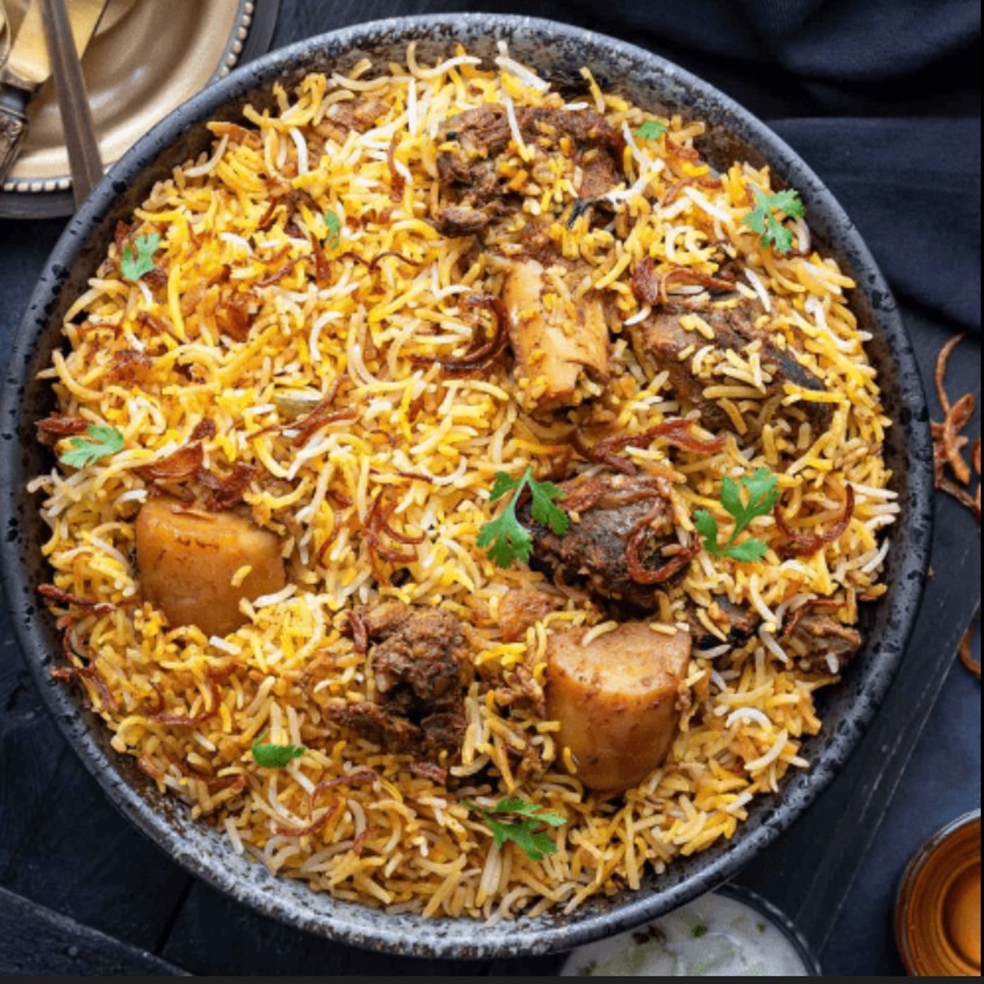 Goat Biryani with Bone