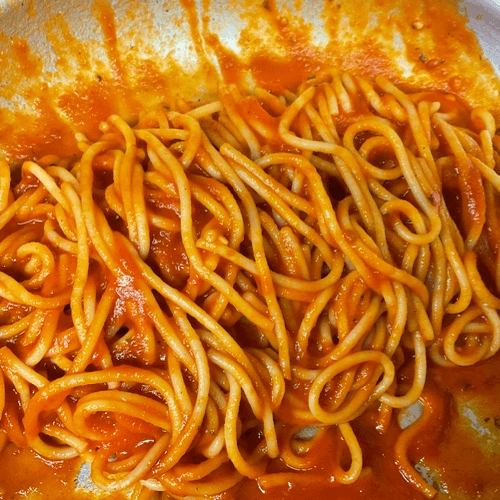 Spaghetti with Tomato Sauce