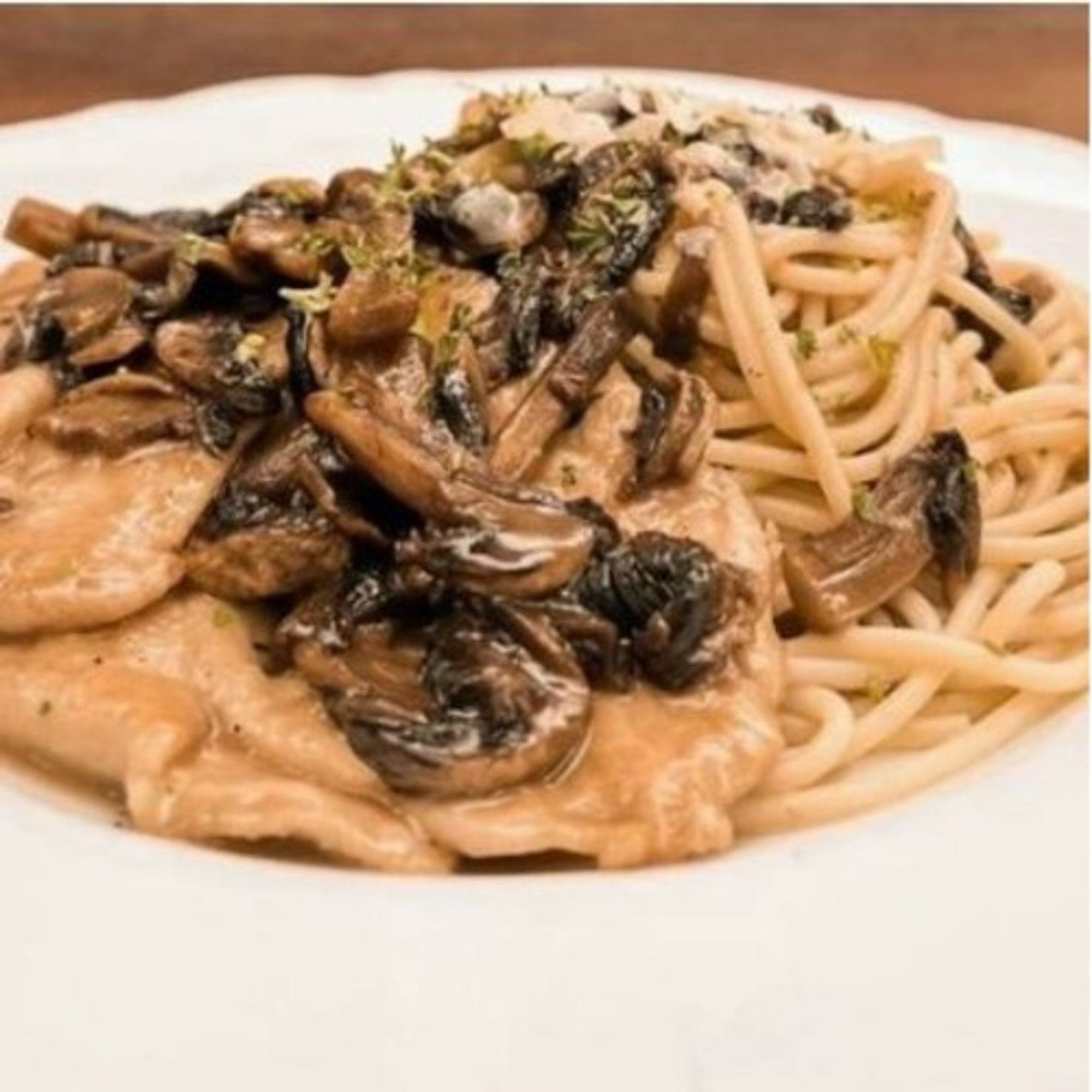 Veal or Chicken Marsala with Pasta