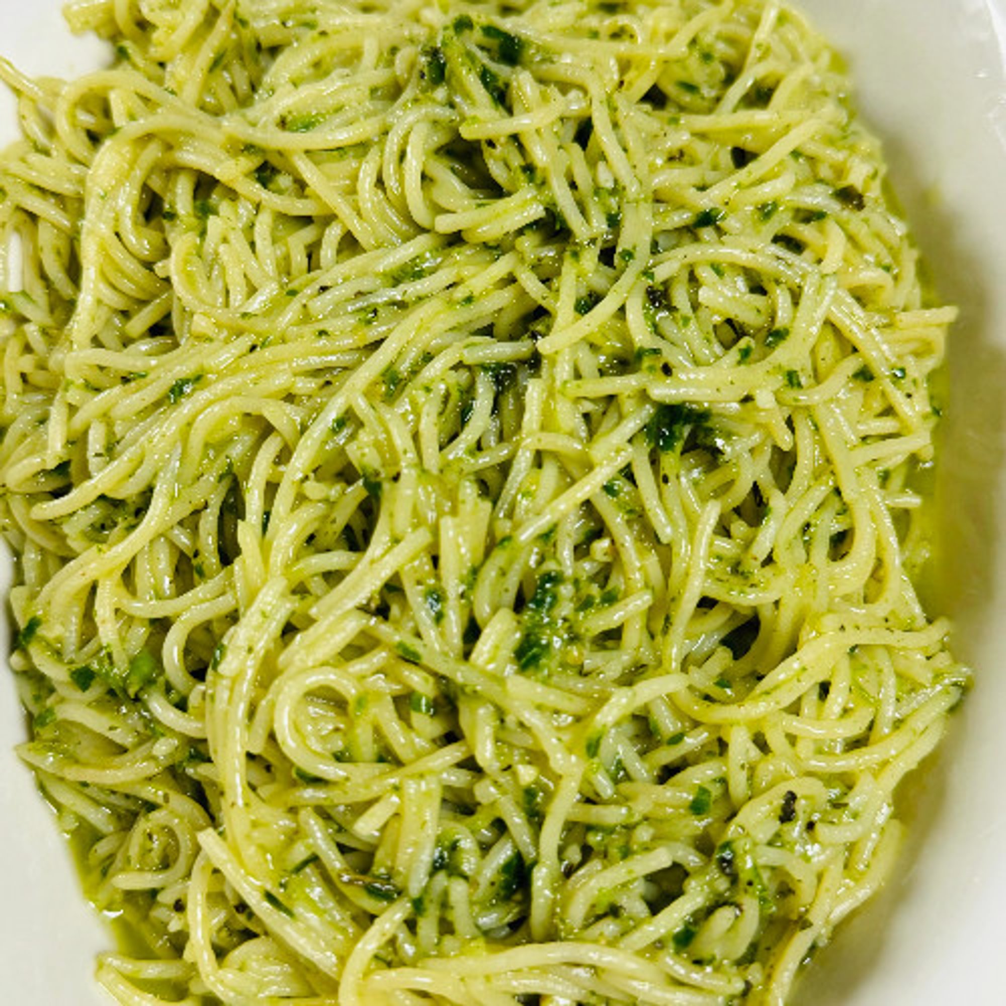 Angel Hair with Pesto