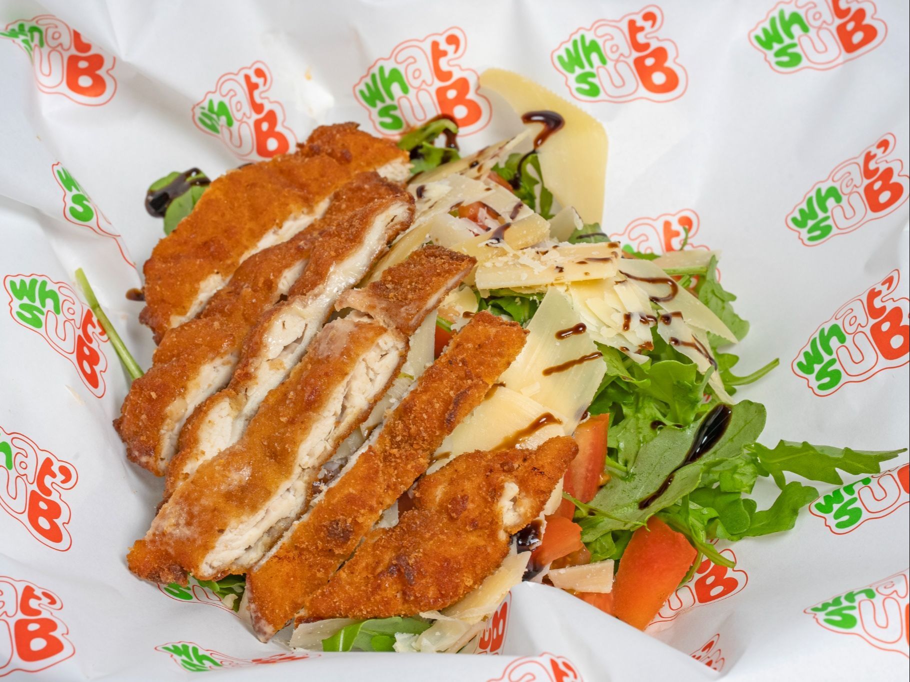 Arugula Salad w/Chicken Cutlet