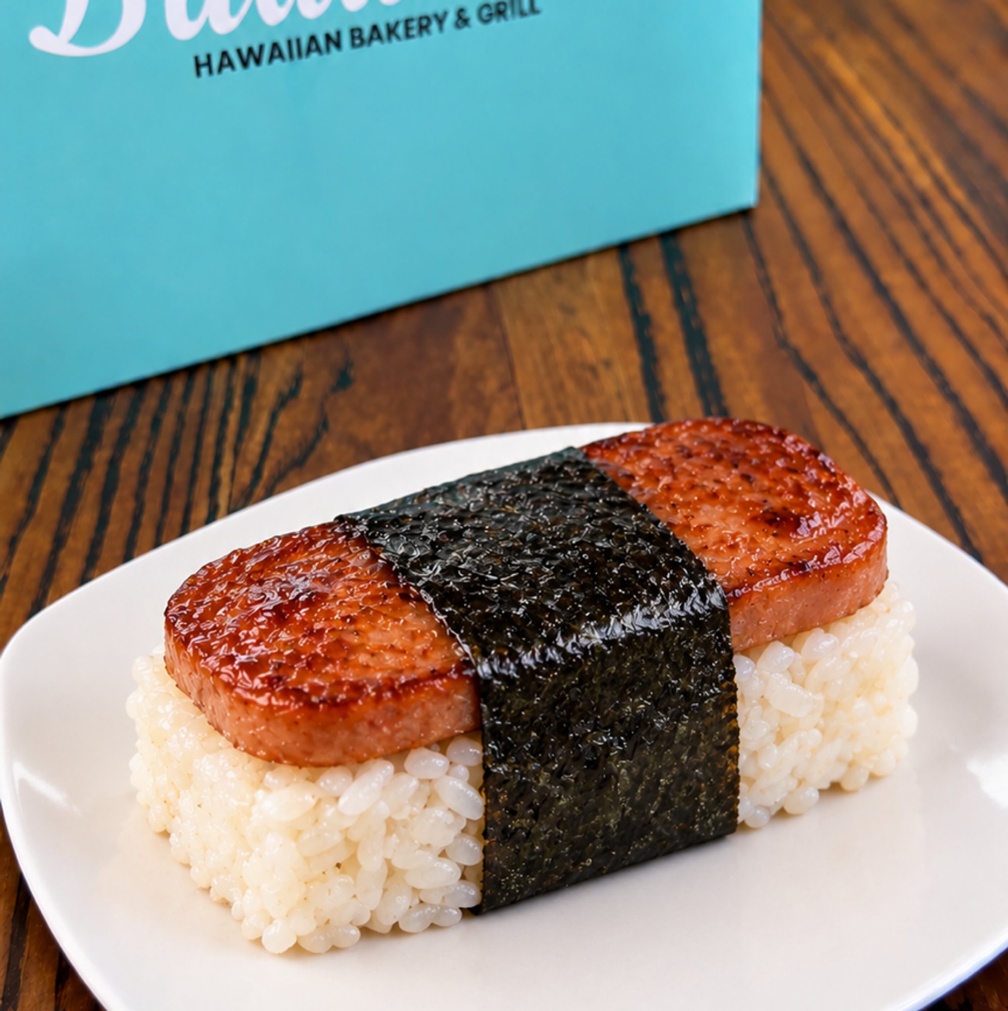 White Rice Span Musubi