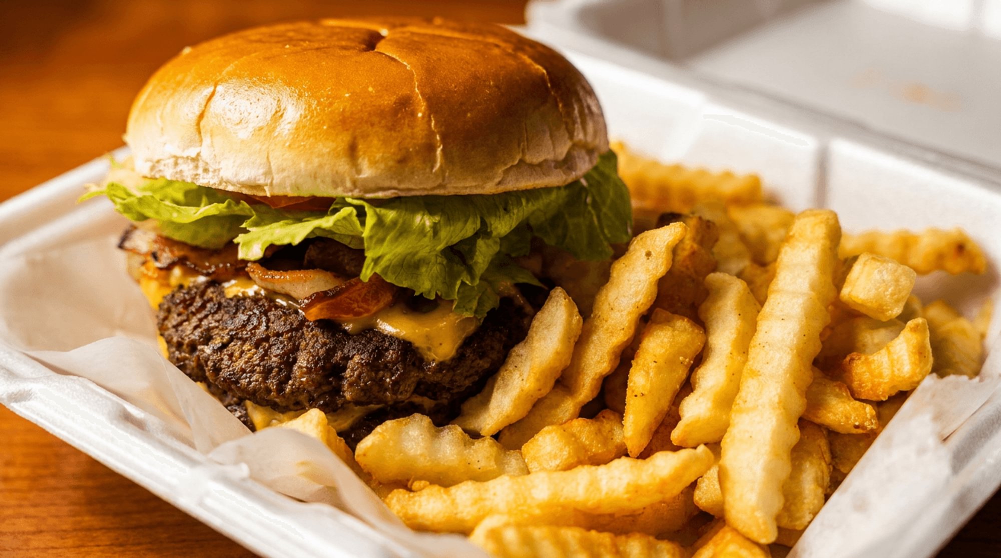 Double Bacon Cheeseburger Combo