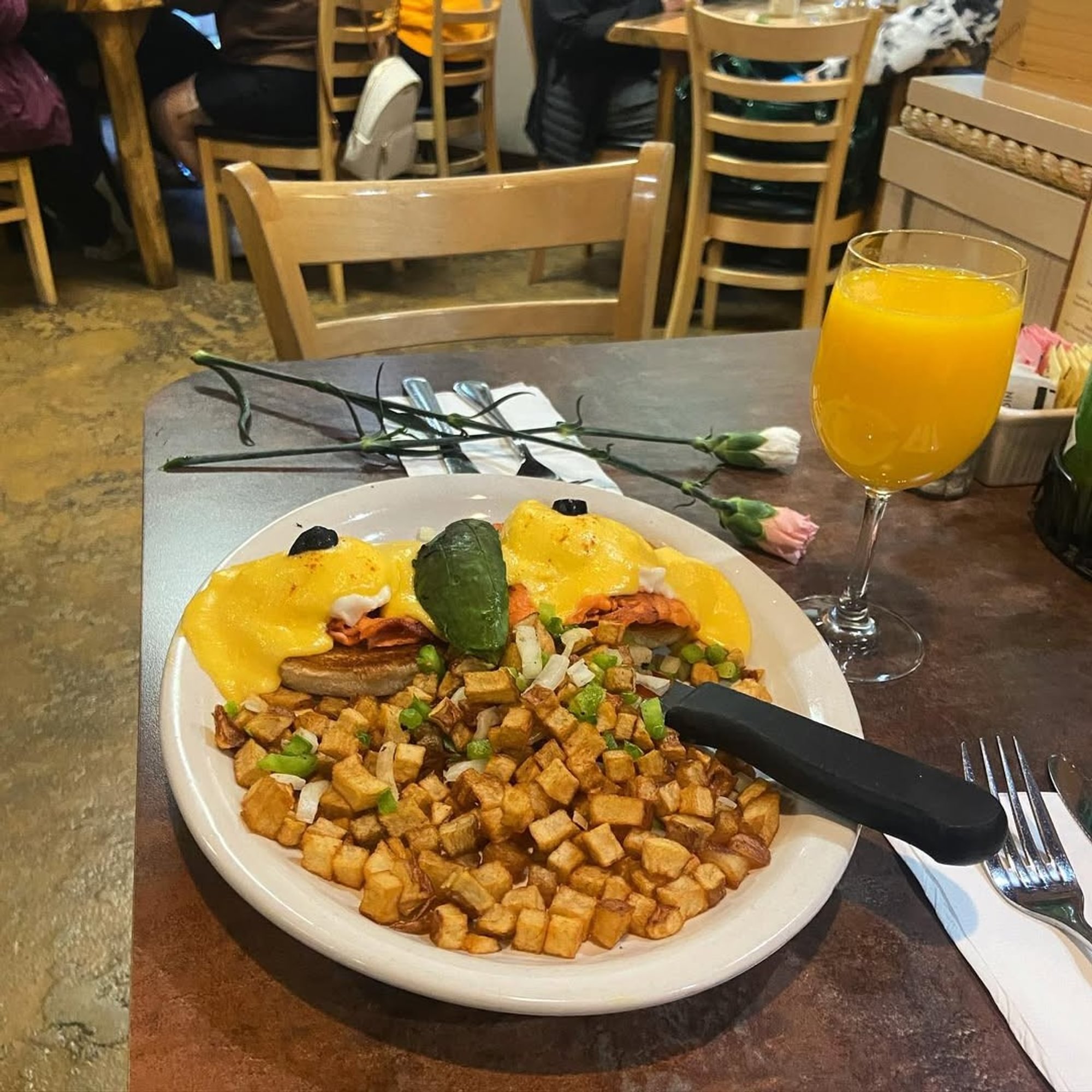 Salmon Avocado Benedict