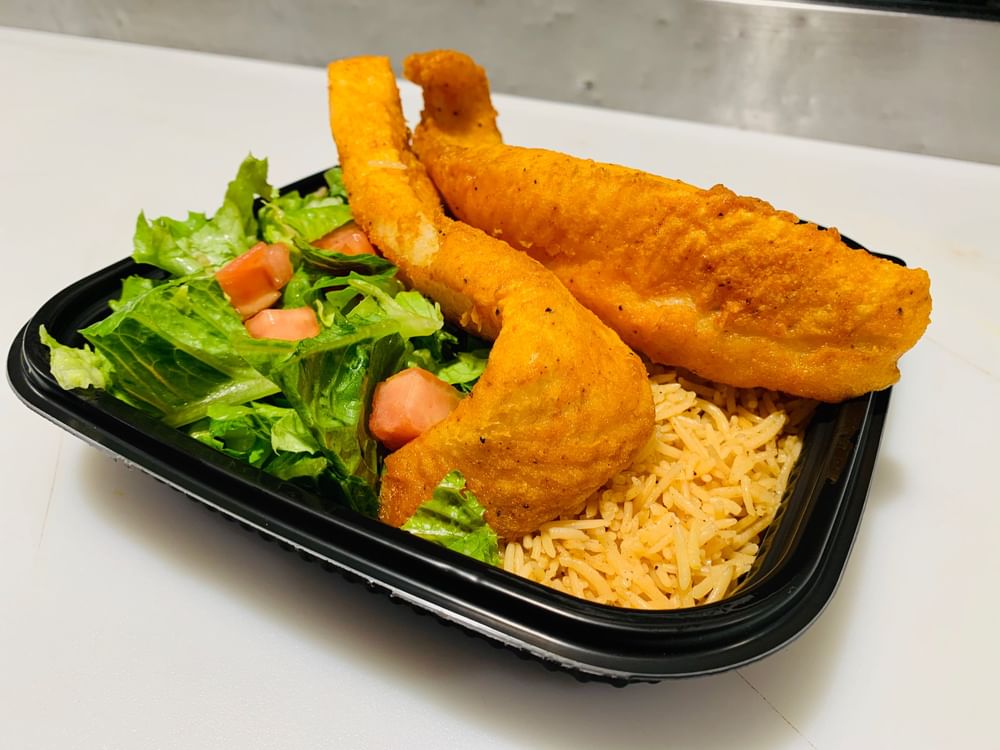 12. Whiting Fish Over Rice