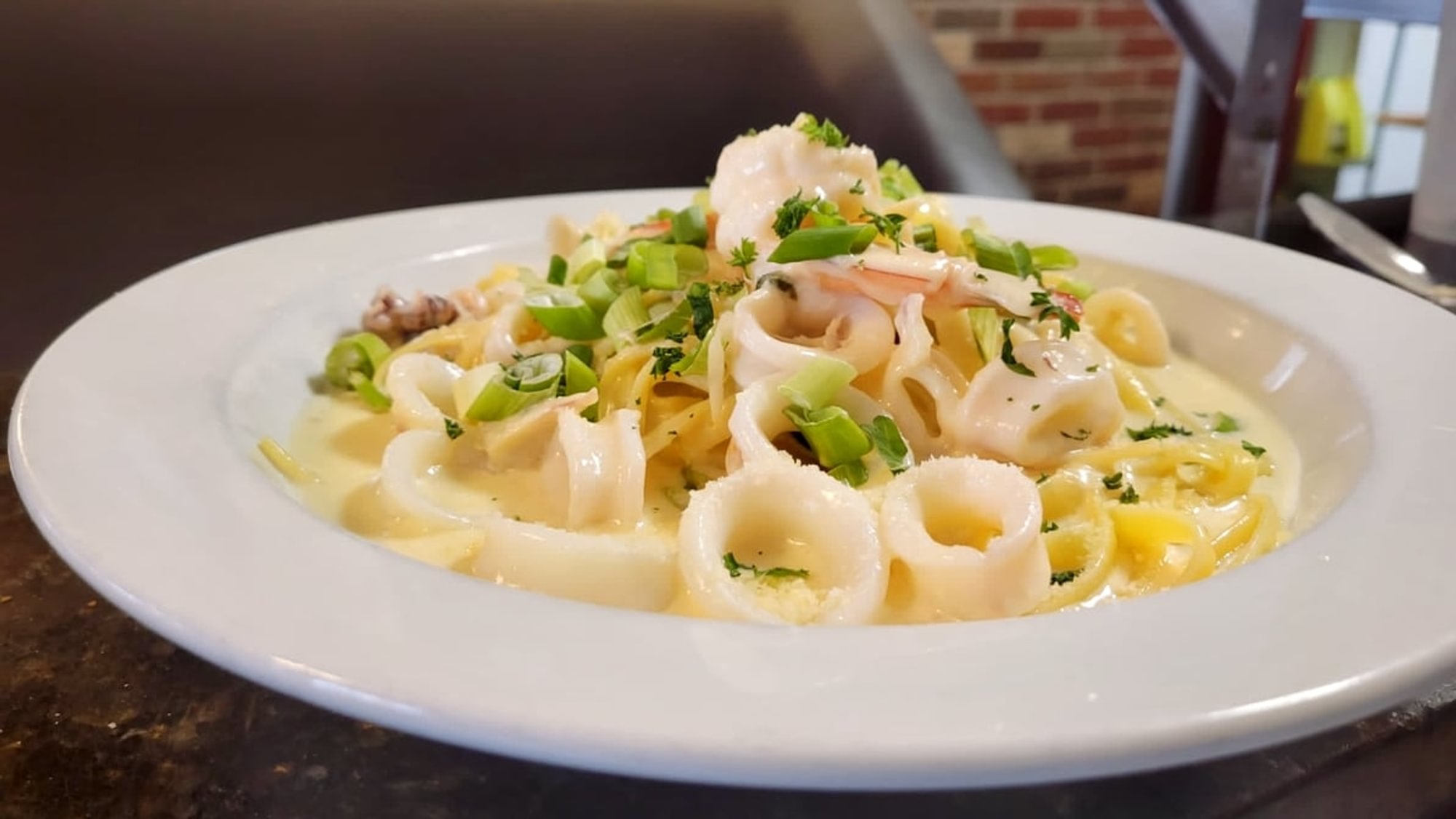 Seafood Alfredo