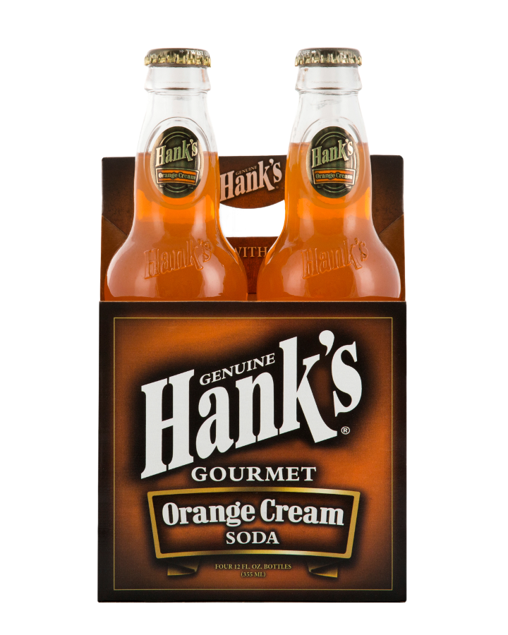 4-Pack Bottles Hanks Orange Cream