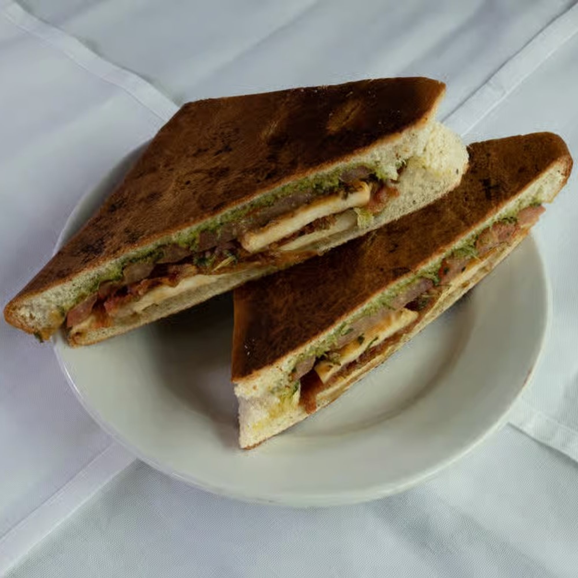 Chicken Pesto BLT Panini