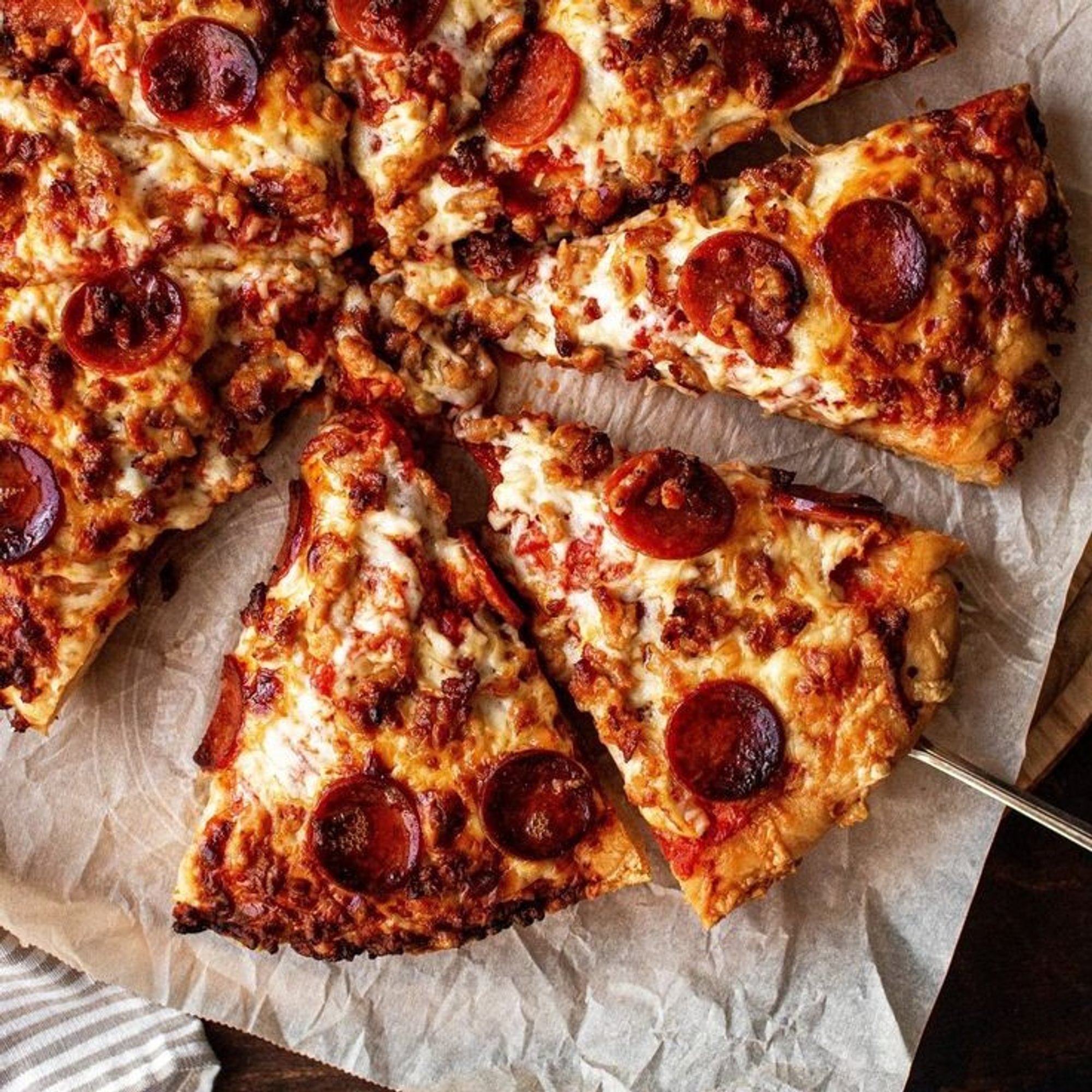 3-Meat pizza