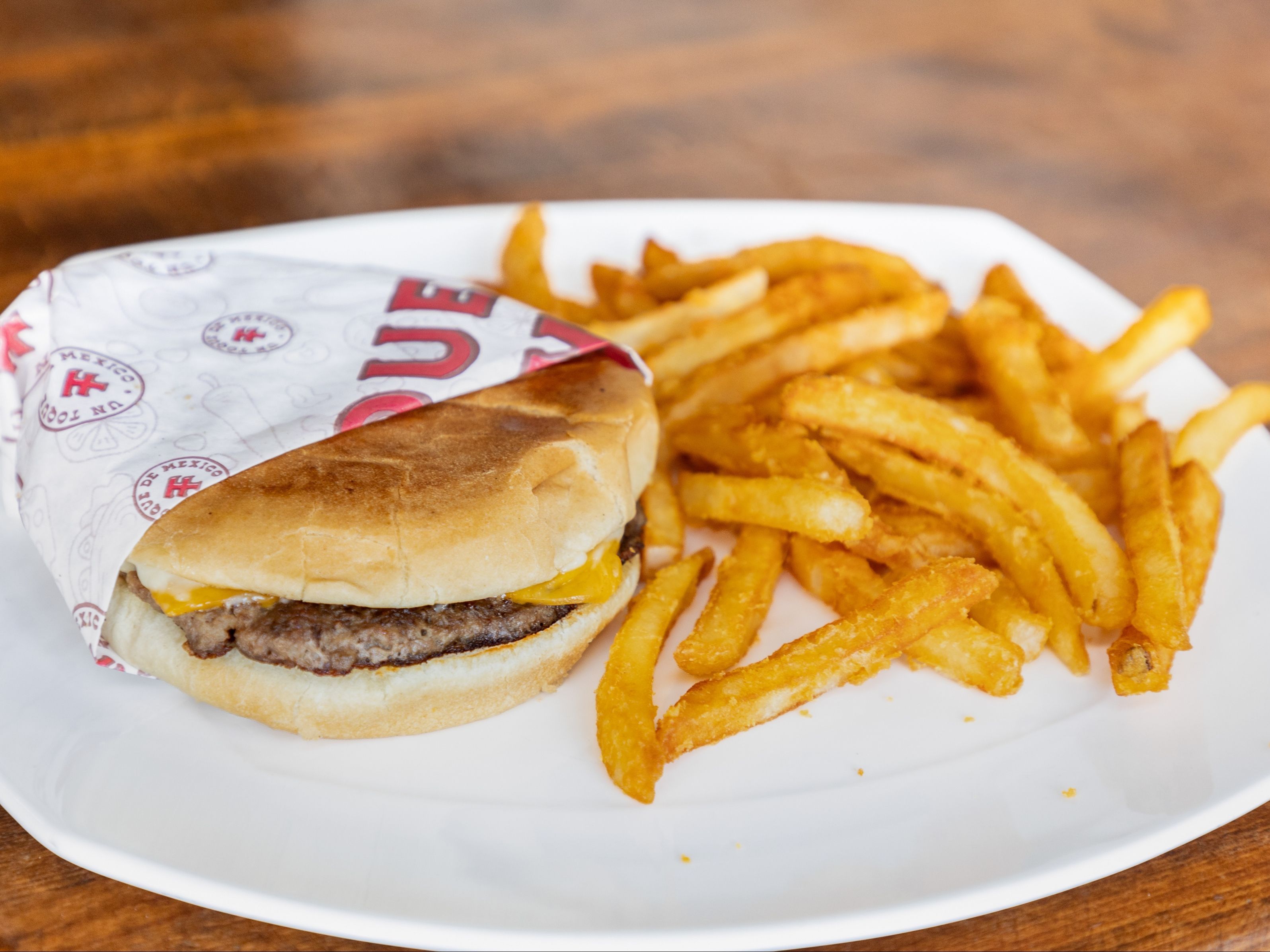Cheese Burger + Fries