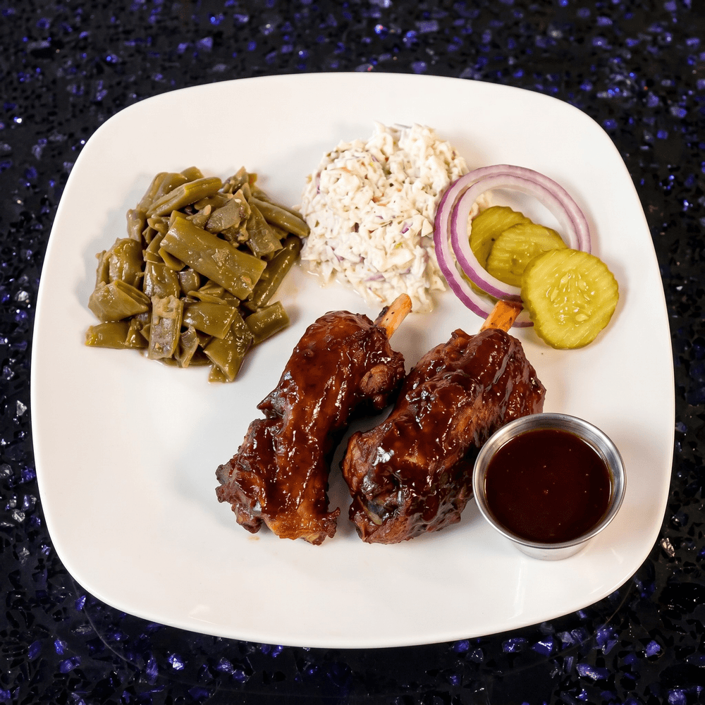 Andy's Pork-Bobs Plate