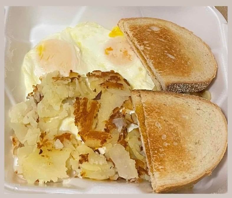 (2) Eggs & Potatoes