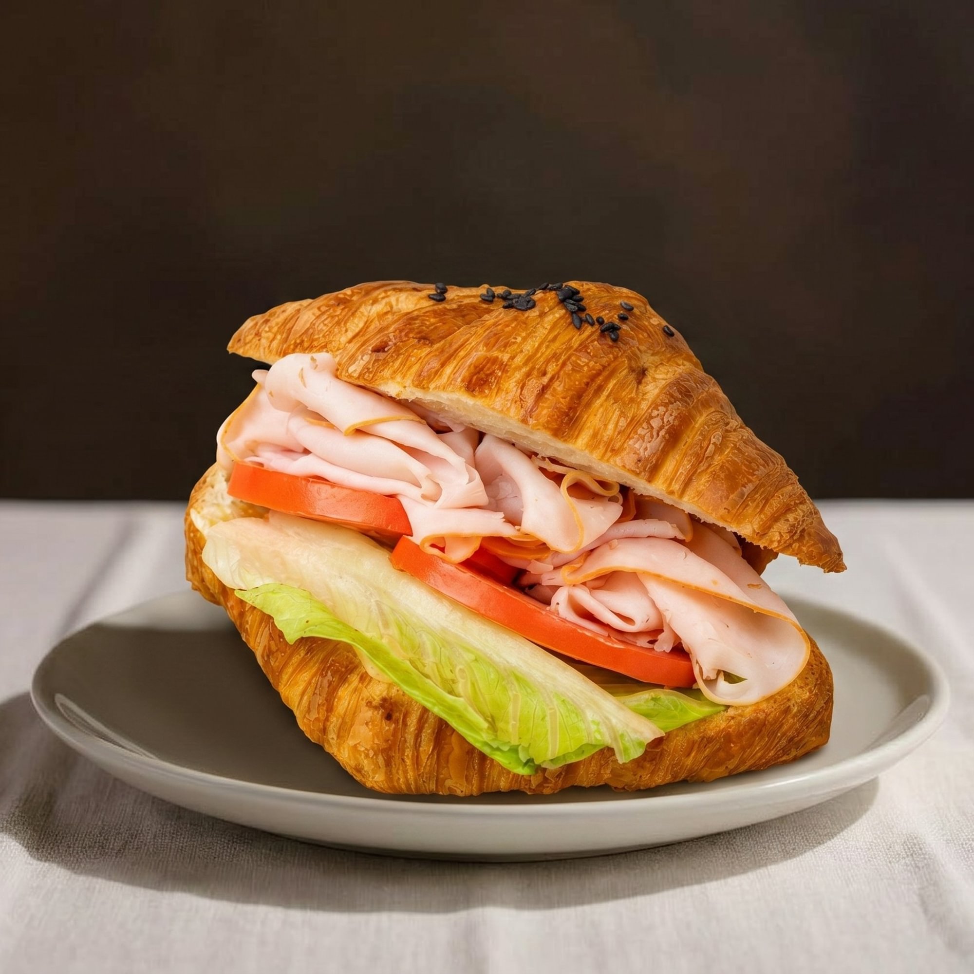 Turkey, Lettuce, Tomato & Cheese Croissant