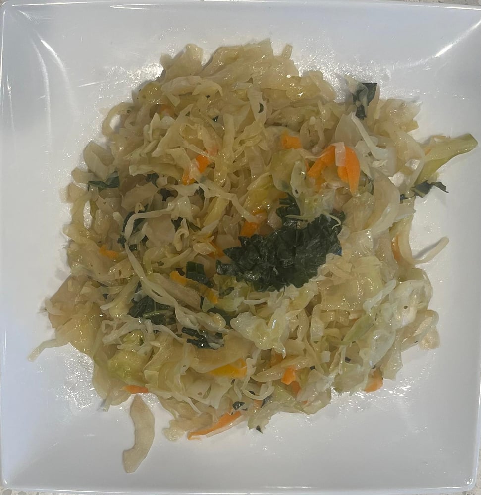 Steamed Cabbage & Kale