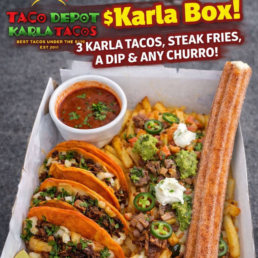 $12 Dollar Karla Churro Box w/ steak Fry
