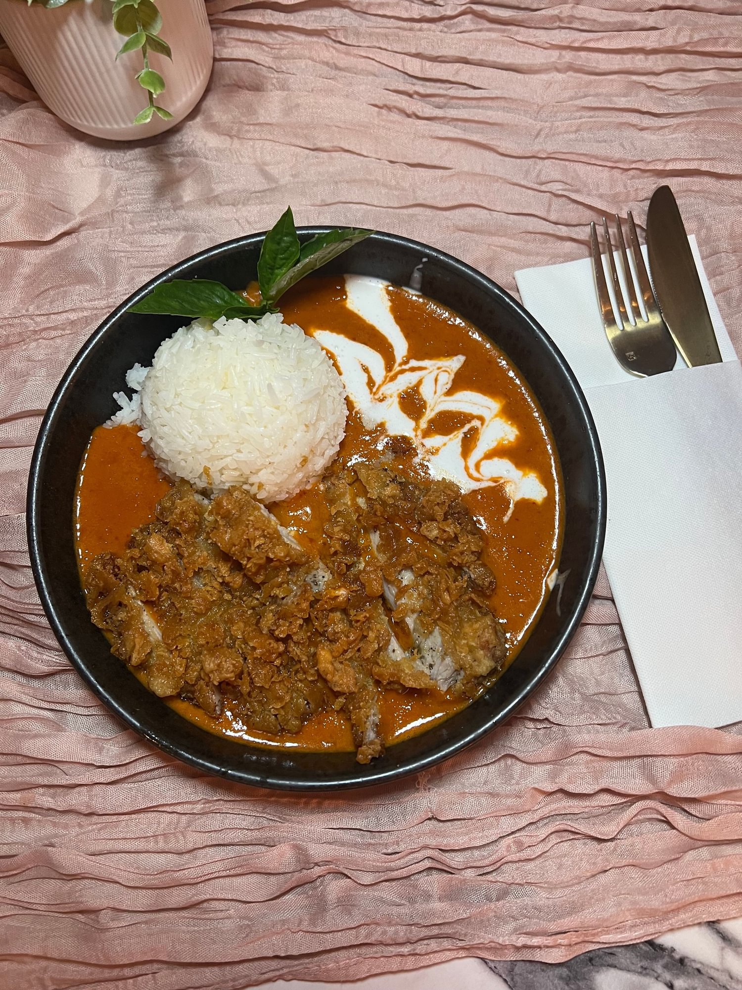 Pork Katsu on Rice - Khao Soi Curry