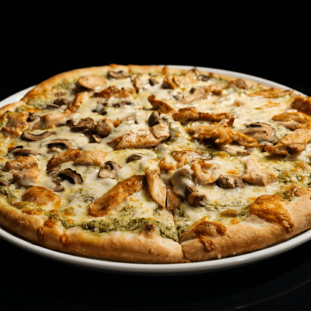 12" GF Crust Chicken Pesto Pizza