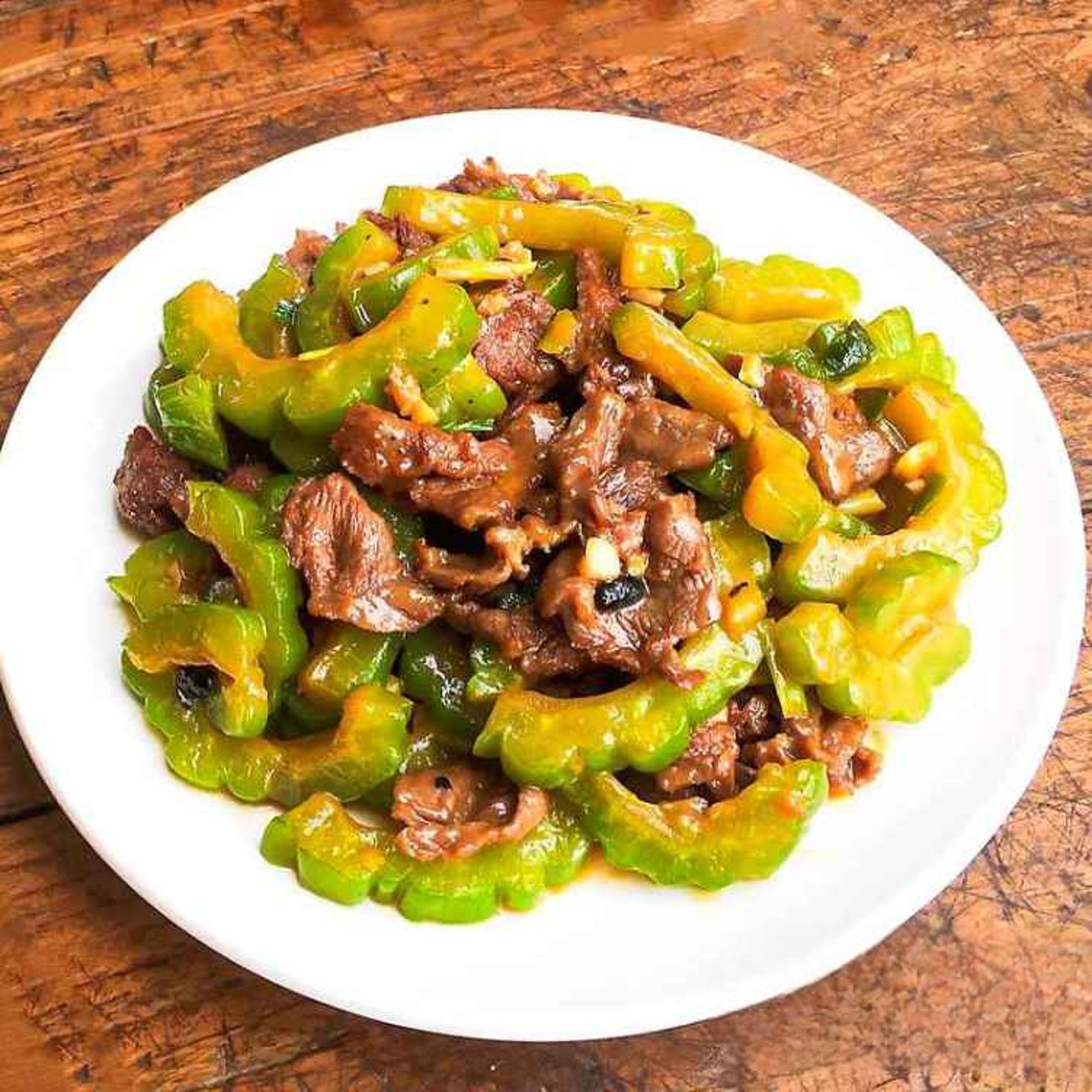BF1. 涼瓜炒牛肉/Beef with Bitter Melon