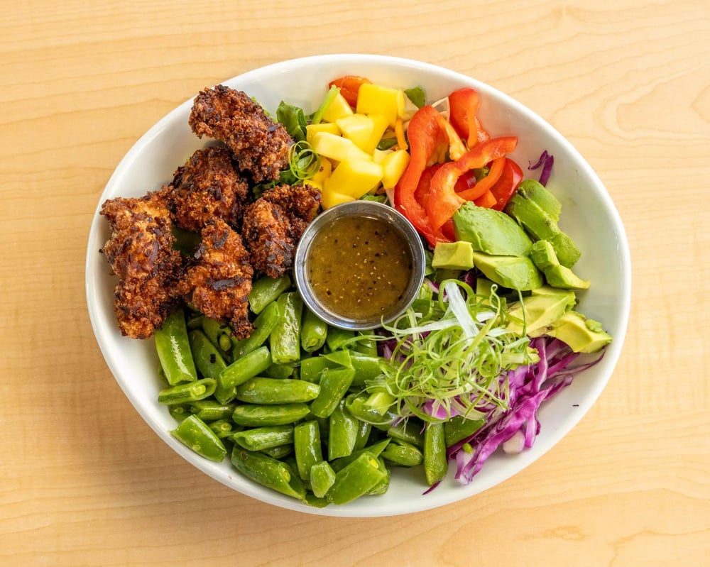 Toasted Coconut Chicken Salad