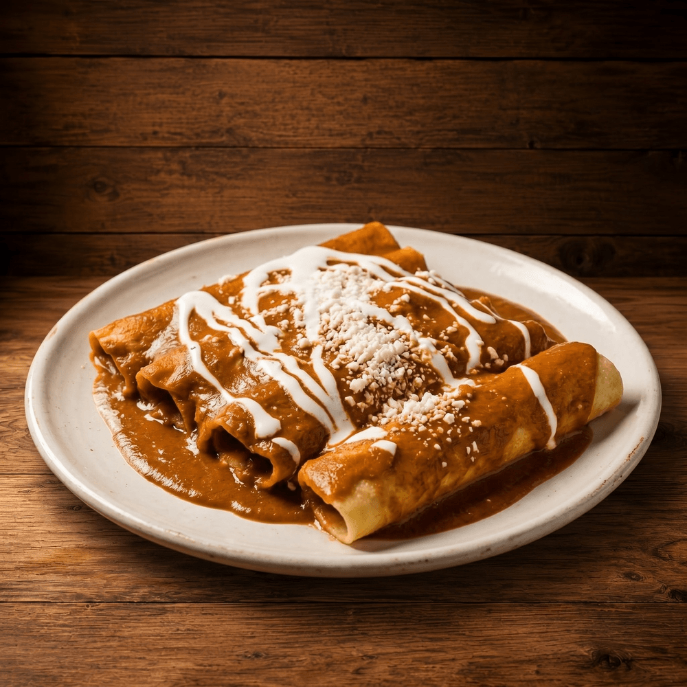 Enchiladas with Salsa