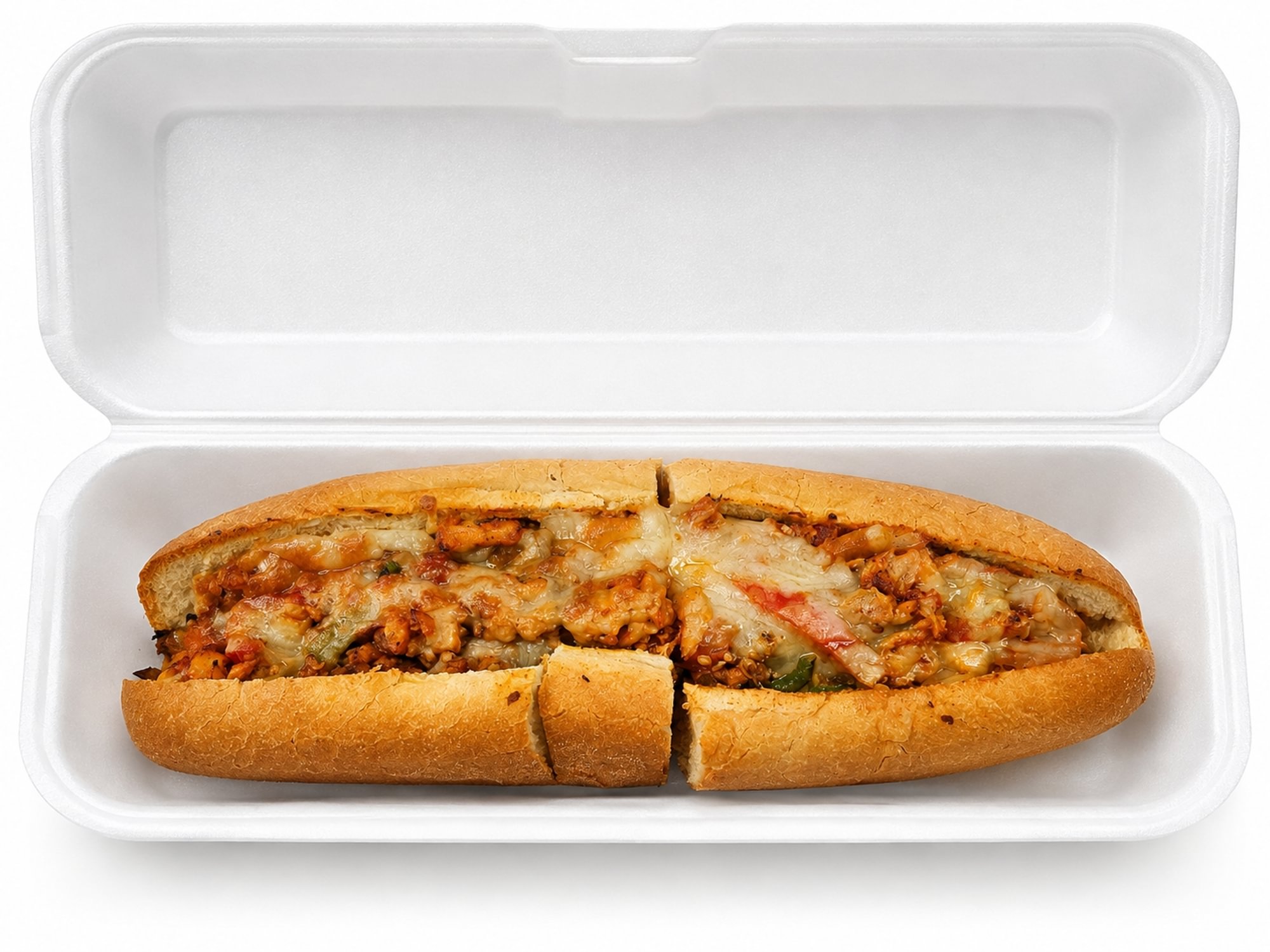 Salmon Cheesesteak Sandwich
