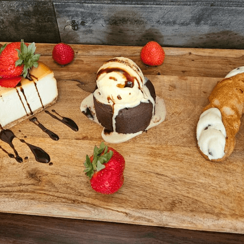 Chocolate Volcano with Ice Cream