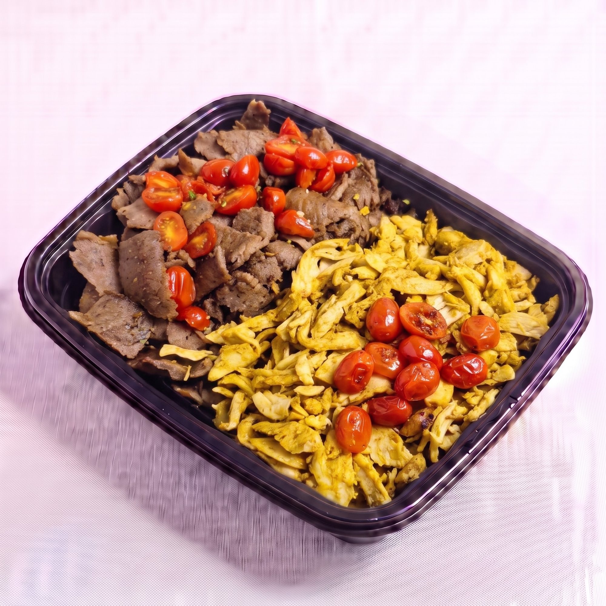 Combo Half Chicken & Half Lamb Beef