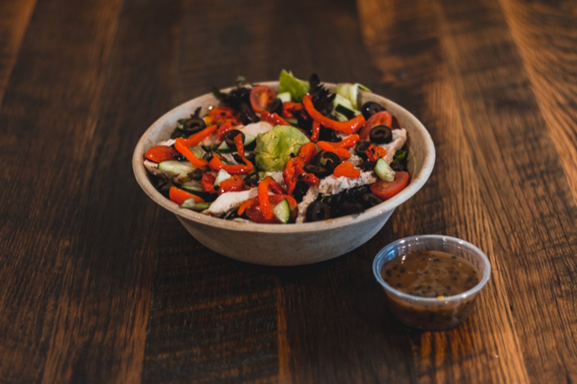 CHICKEN VEGGIE DELIGHT SALAD