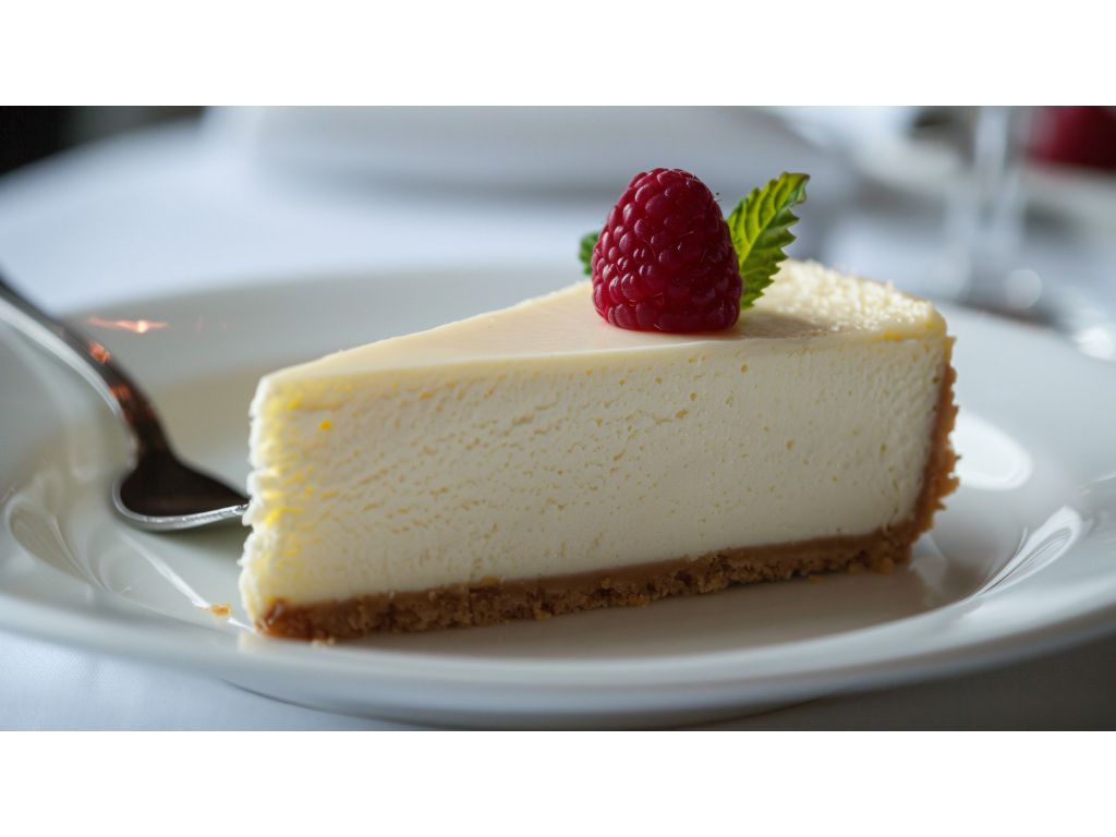 Cheesecake Slice Vanilla Drizzle