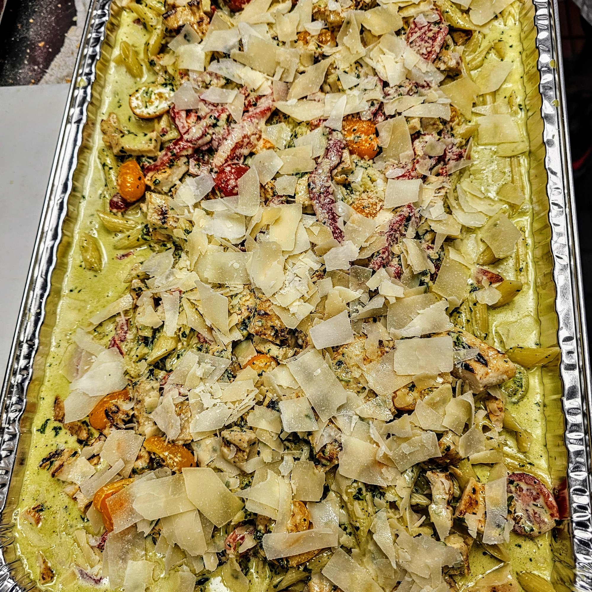Penne Pesto Chicken Catering