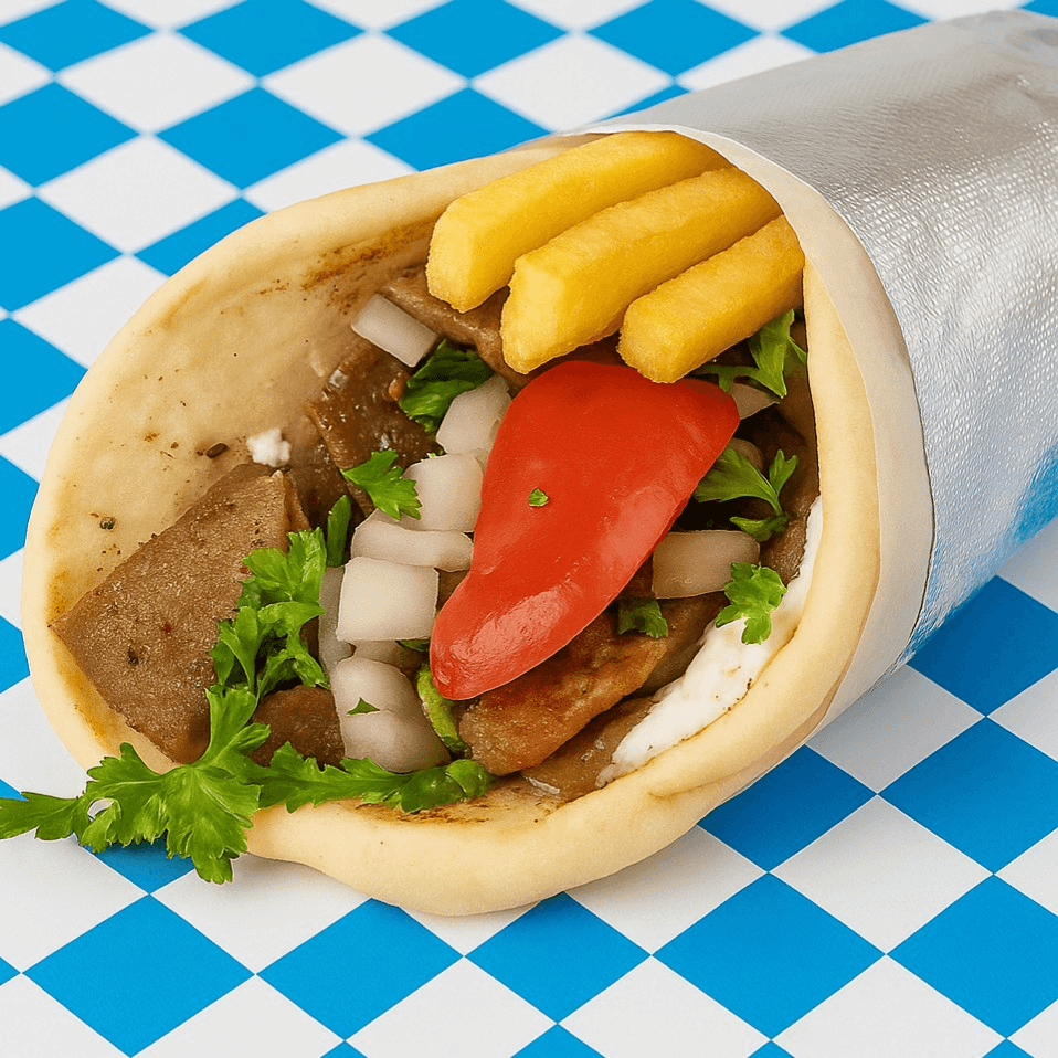Lamb/Beef Gyro Sandwich