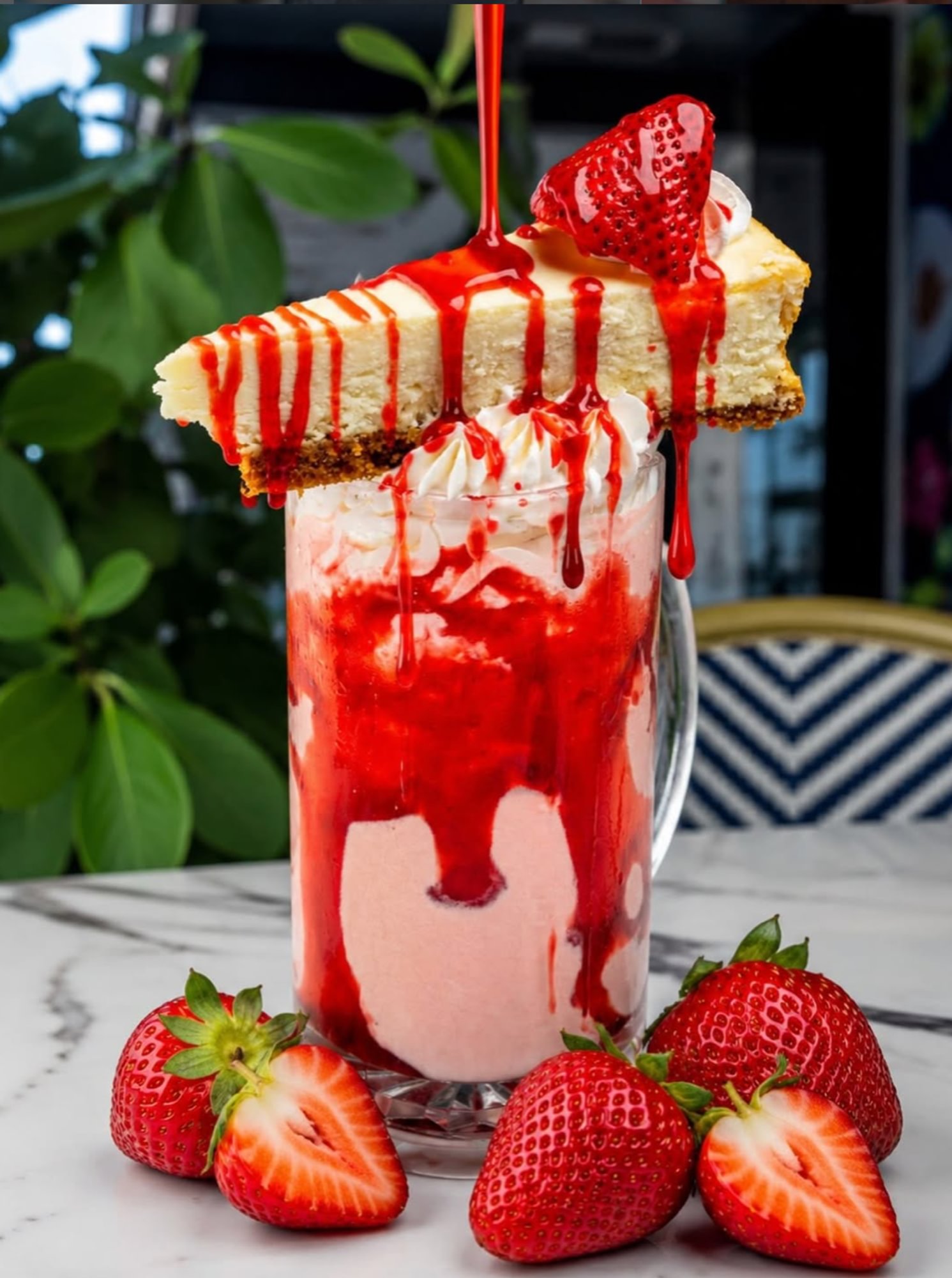 Strawberry Cheesecake Milkshake