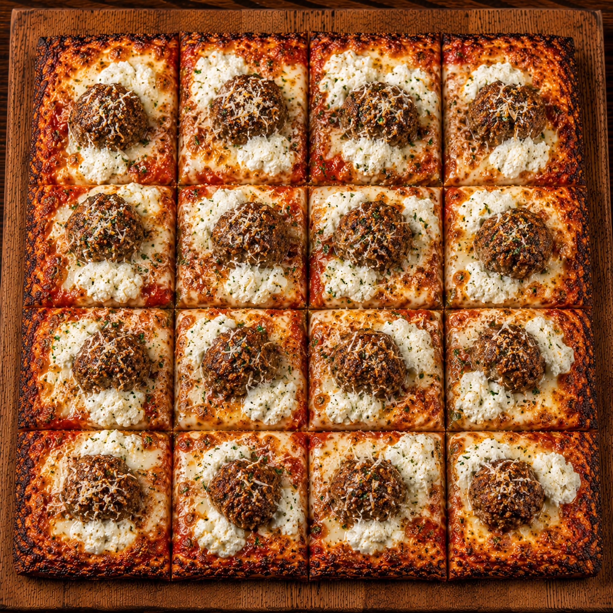 Grandma Meatball & Ricotta Pizza