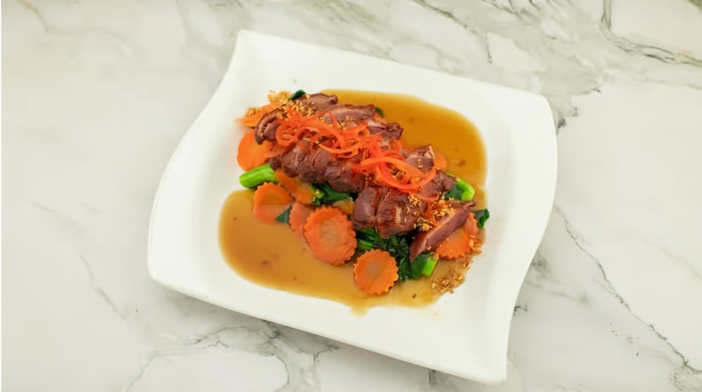 E5 Duck Breast with Tamarind Honey Glaze