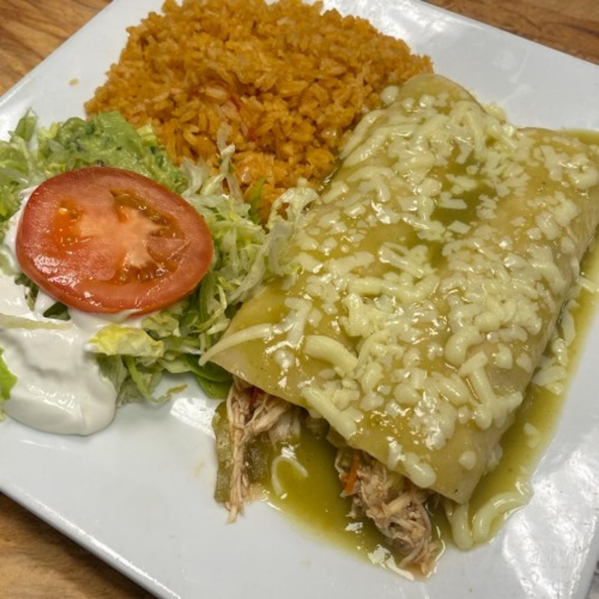 133. Enchiladas Verdes
