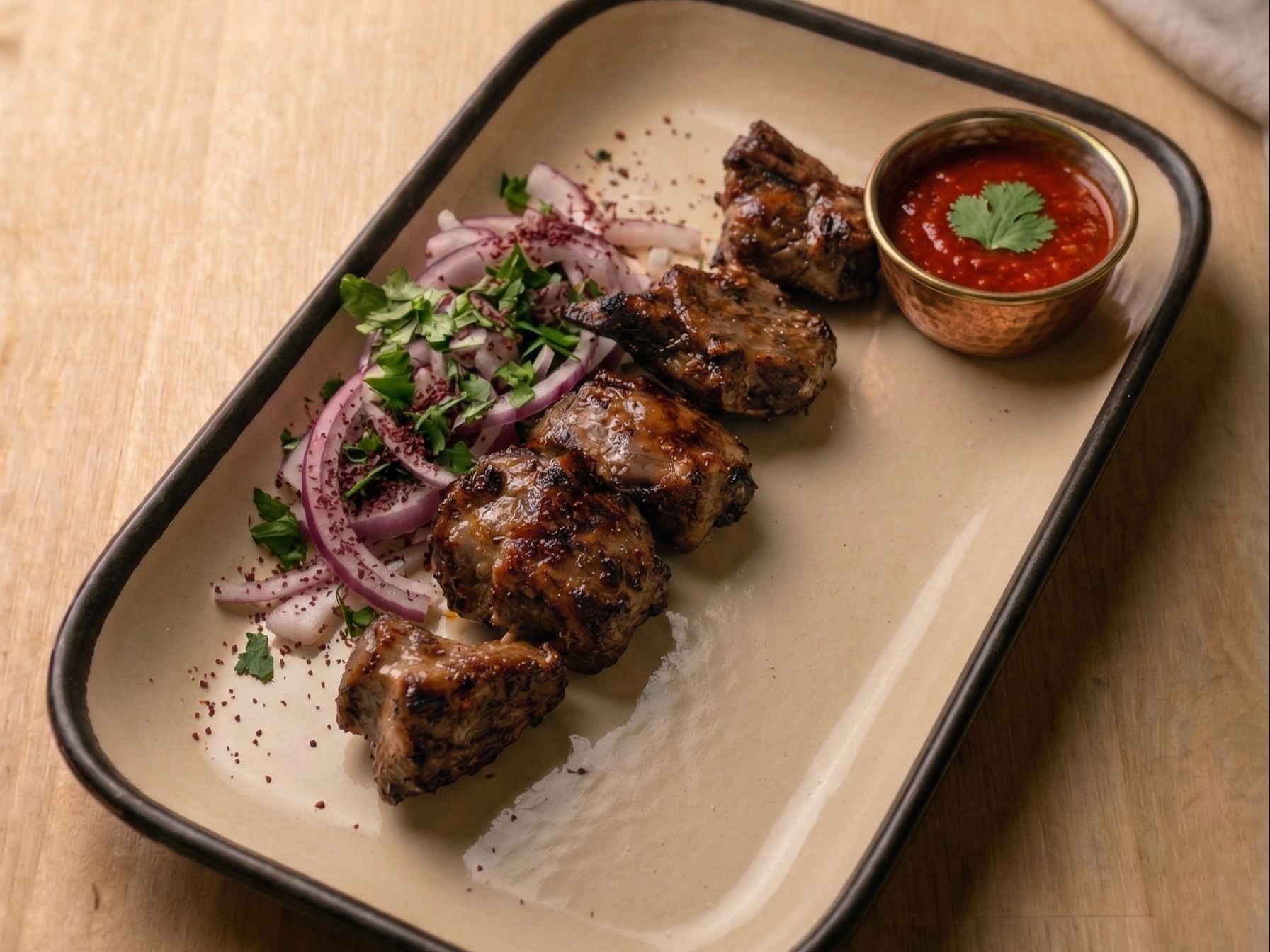 Beef Kebab 1 Skwr.