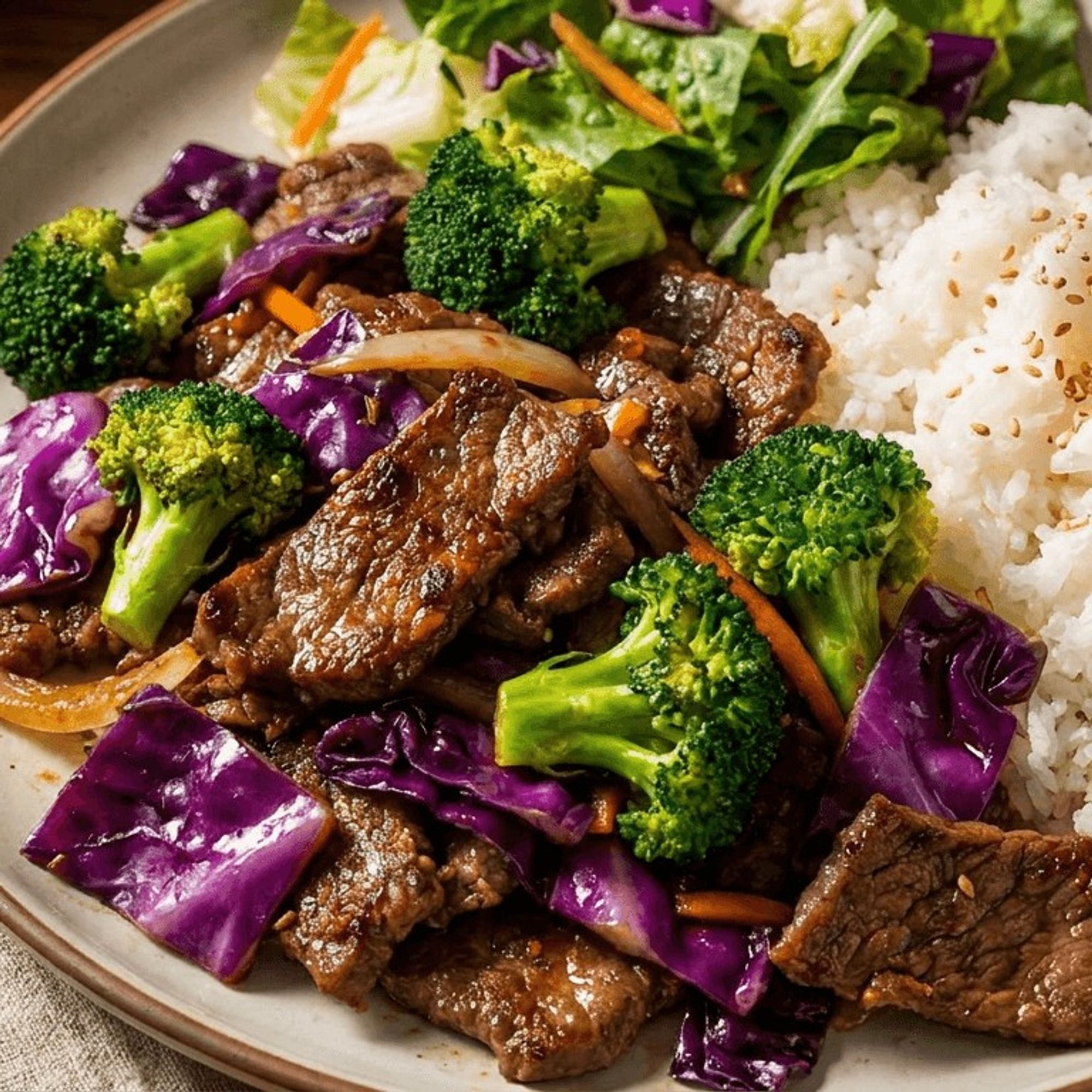 L.Beef Teriyaki
