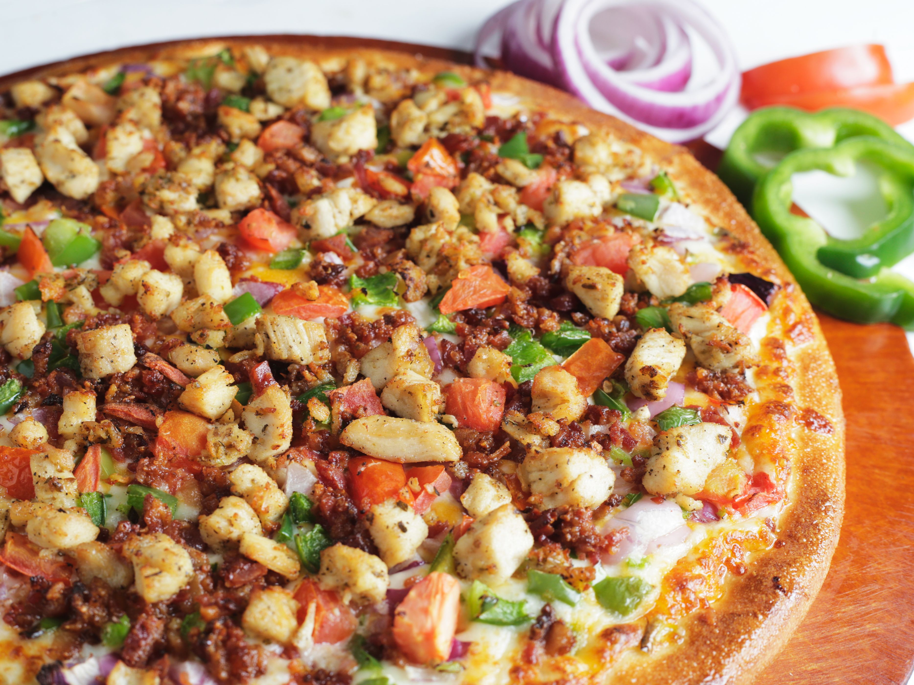 Chicken Bacon Ranch Pizza