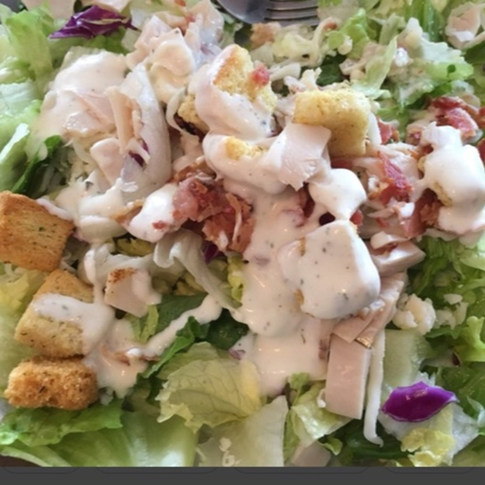Turkey Bacon Ranch Salad