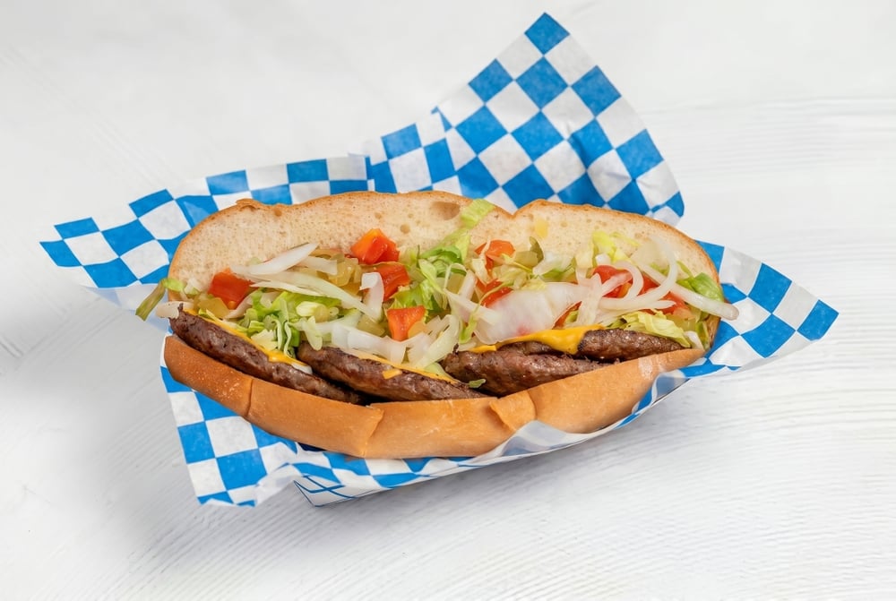 Cheese Burger Sub