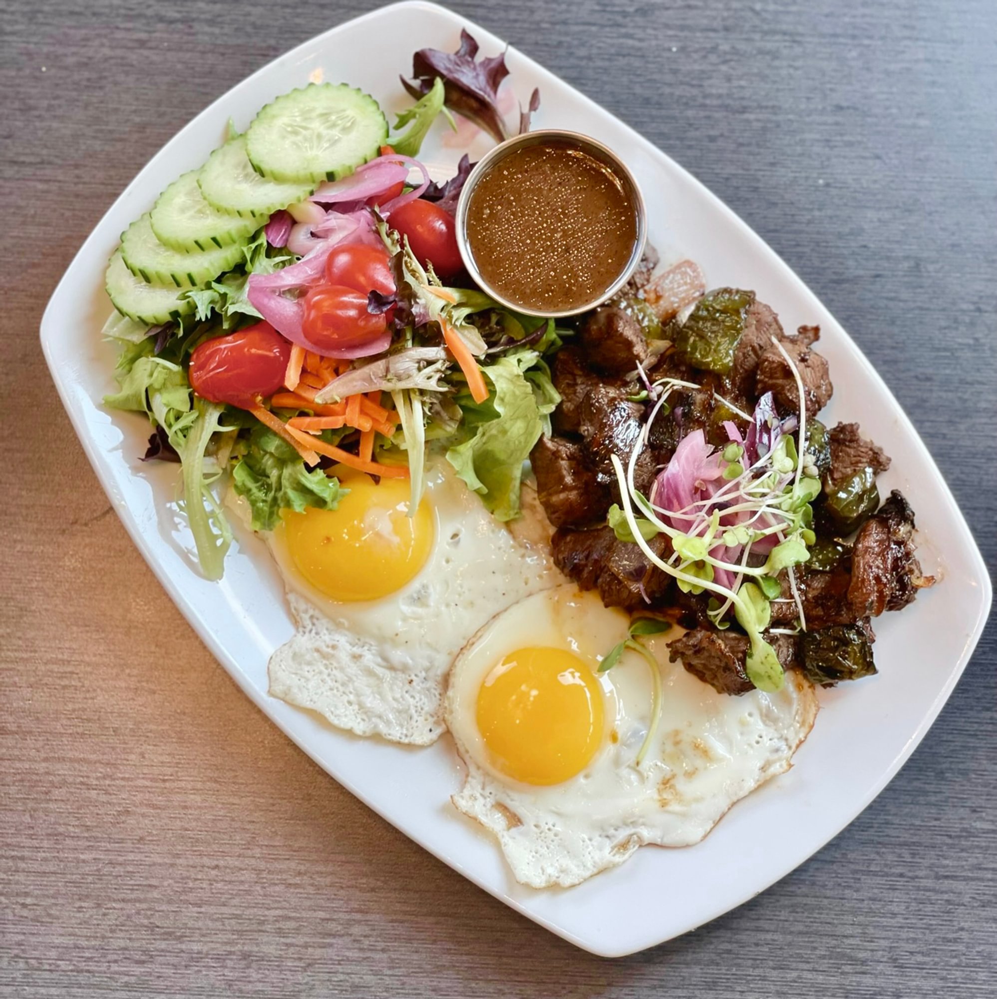 Steak & Eggs (Halal)