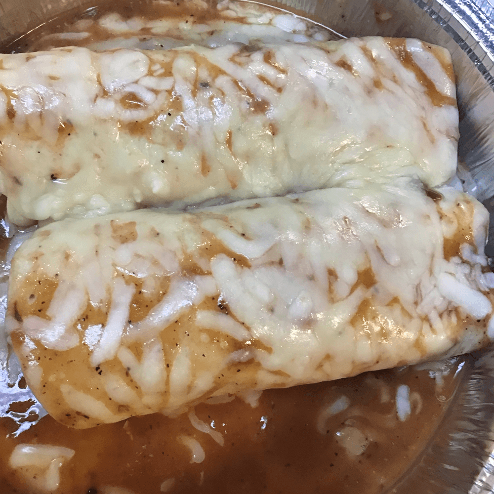 Beef or Chicken Burritos (2)