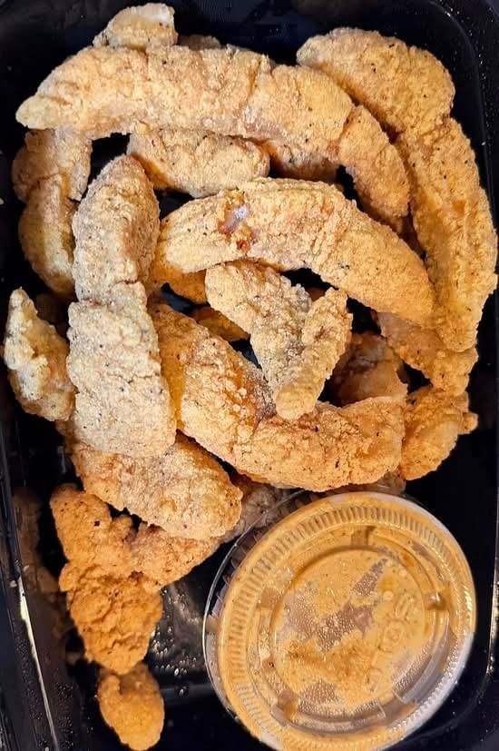 Crispy Fried Catfish Fingers