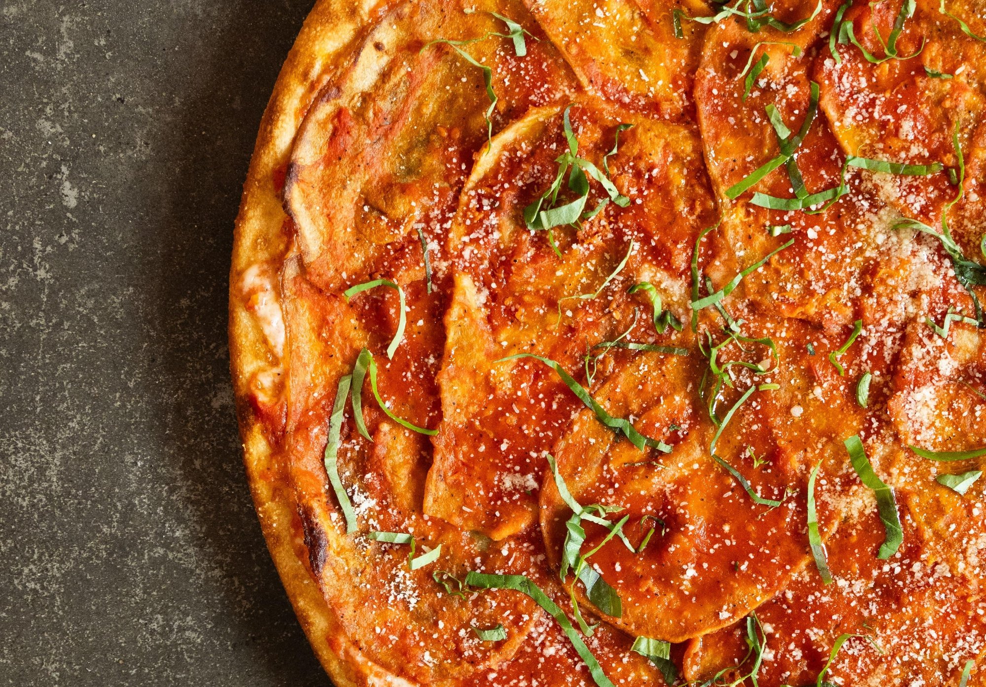 Eggplant Marinara Pizza (12")