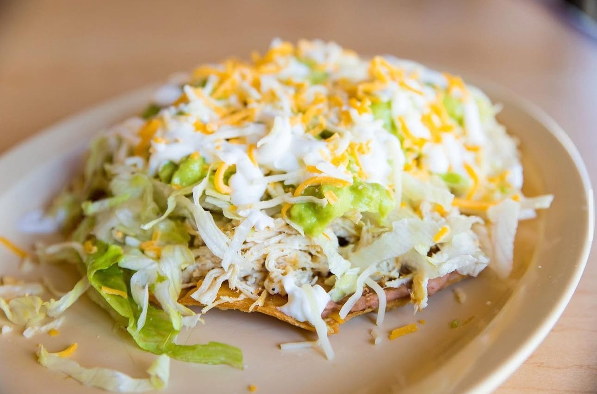 Flying Saucer Tostada