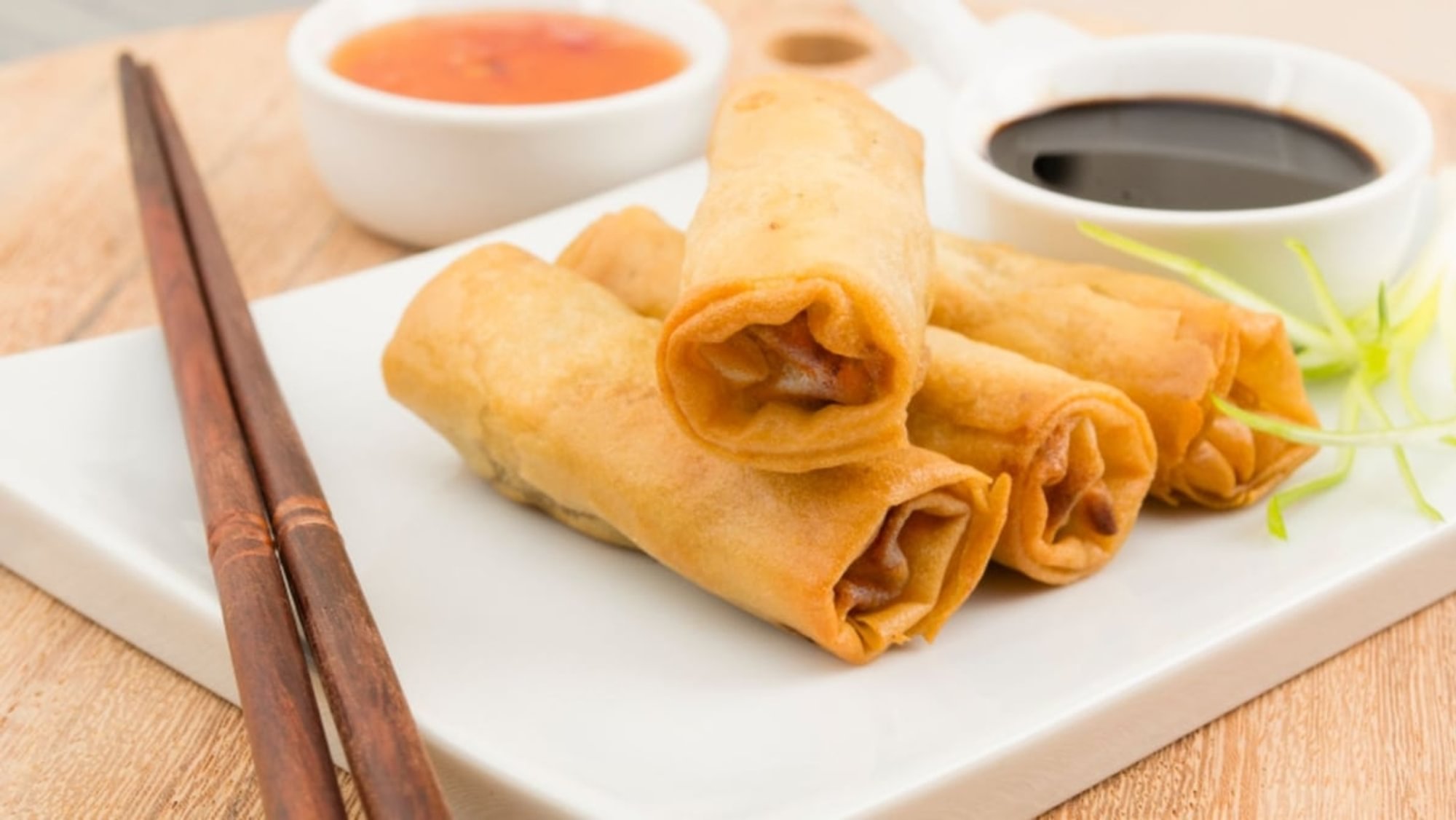 Vegetable Spring Rolls (3)