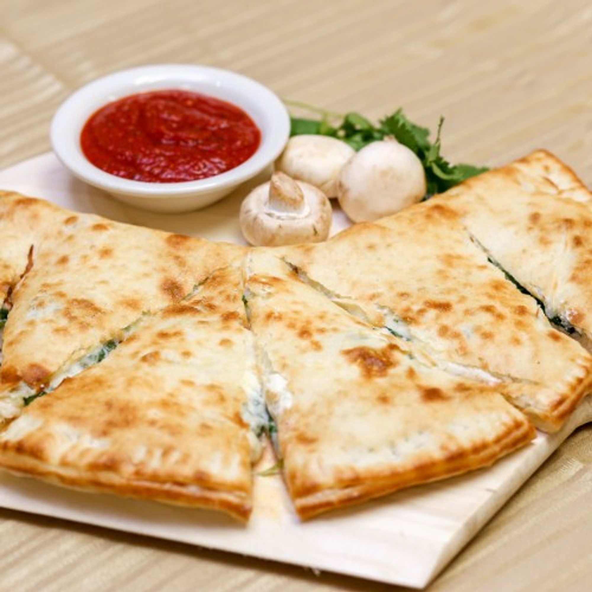 Mozzarella, Ricotta & Spinach Calzone